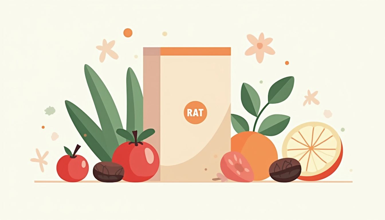 Een minimalistische, platte illustratie van RevitalTrax Anti-Aging Beauty Collagen Complex.